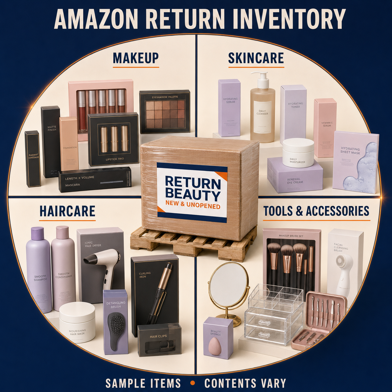Amazon Return Beauty Return Pallets — Brand-New Makeup, Skincare & Beauty Products