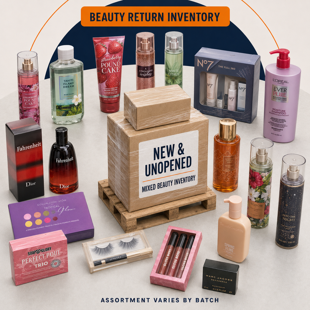 Amazon Return Beauty Return Pallets — Brand-New Makeup, Skincare & Beauty Products